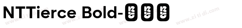 NTTierce Bold字体转换